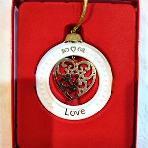 Lenox Love Ornament